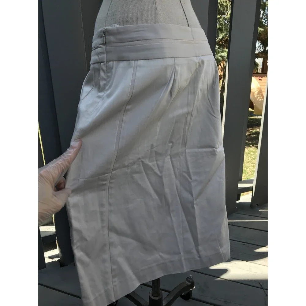 New Grace Elements Skirt Beige 6 Cotton Blend Strech